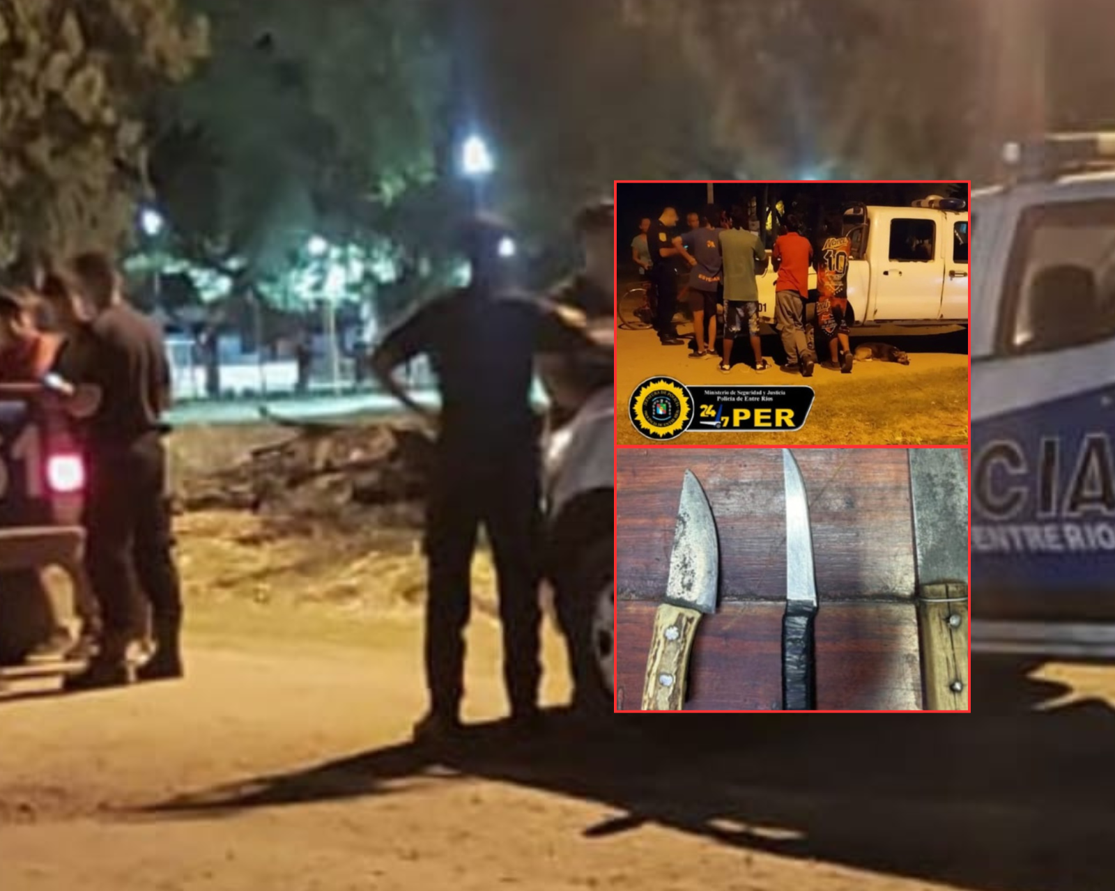 Violenta pelea entre menores armados con cuchillos en barrio Puerto Márquez